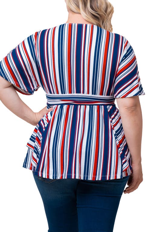 Shop Kiyonna Boulevard Stripe Knit Top In Liberty Stripes