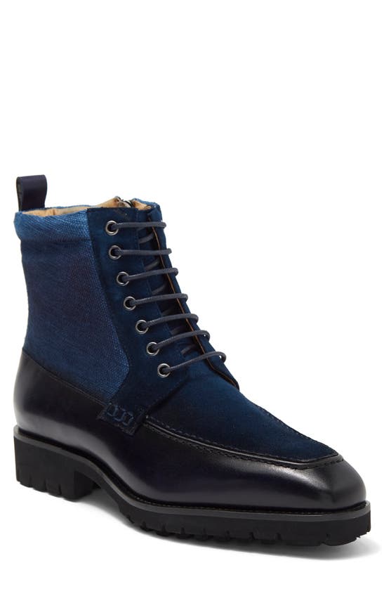 Maison Forte Stonegate Lug Boot In Navy