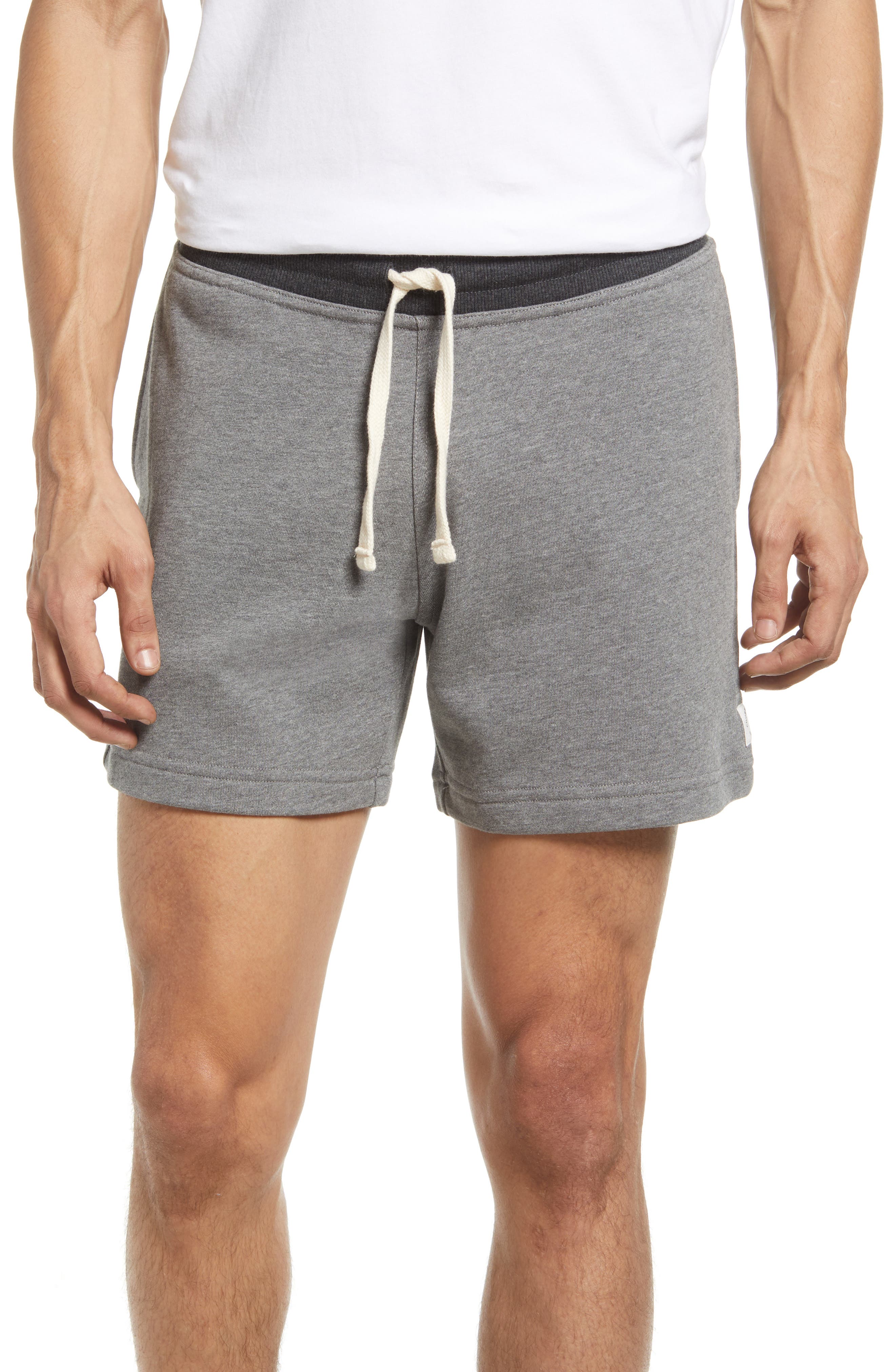 gray short sweatpants