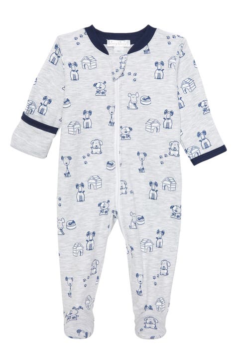 Kissy Kissy Starry Sky Print Footie with Zipper main image 1