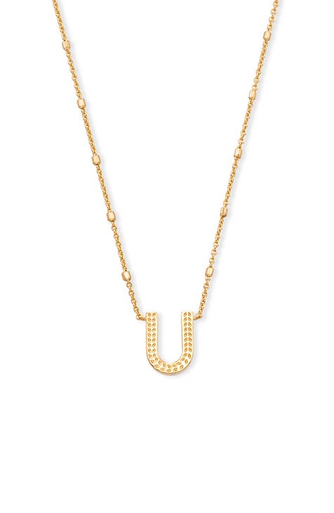 Online Hot Sale Custom 8 Mini Diamond Letter Necklace for Women