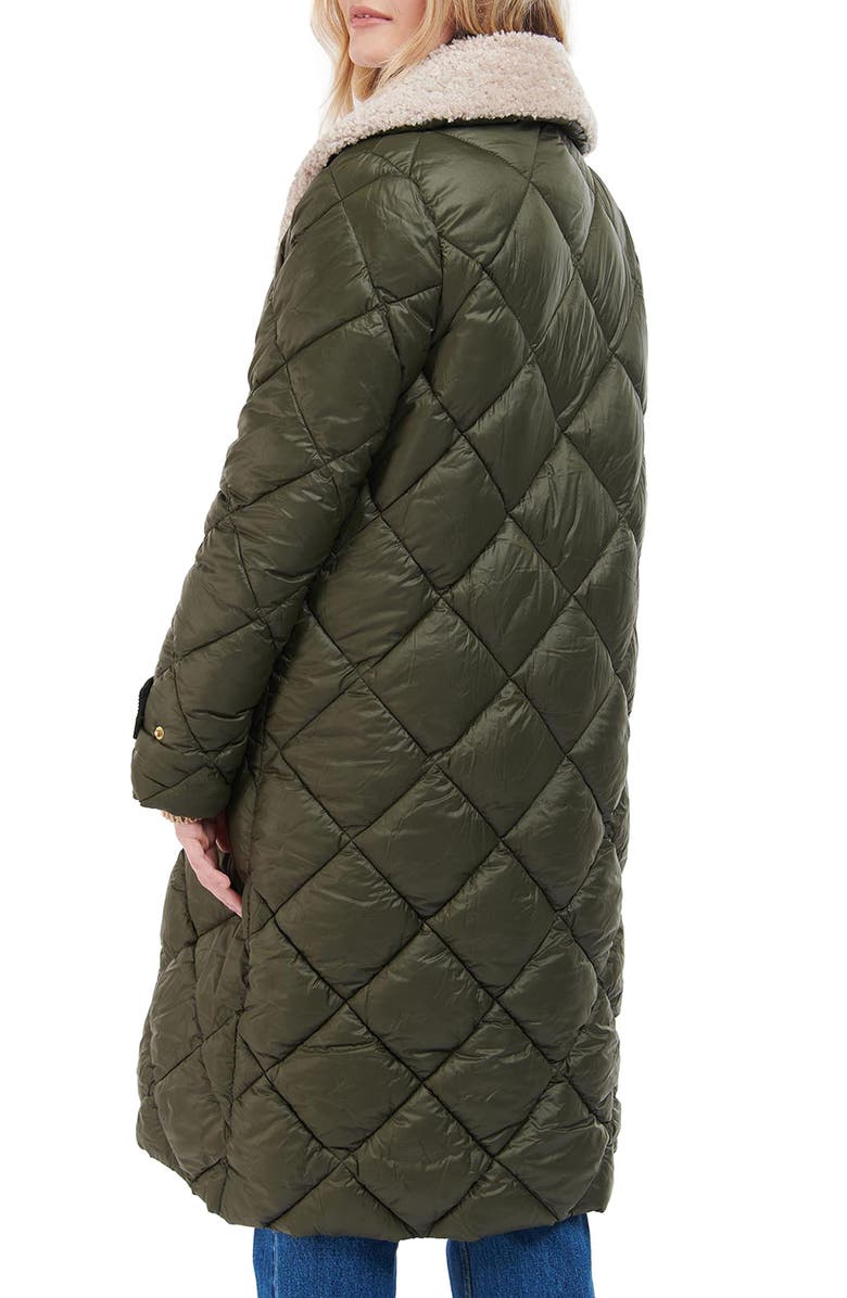 Barbour Tolsta Quilted Jacket with Faux Shearling Trim | Nordstrom