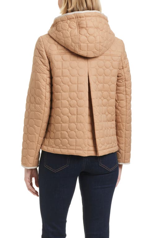 KATE SPADE KATE SPADE NEW YORK WATER RESISTANT HOODED QUILTED JACKET 