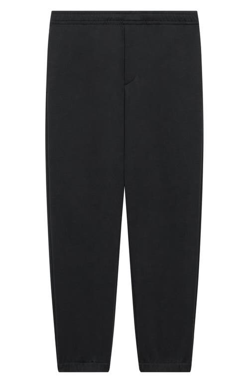 Theory Borough Tapered Sweatpants In Black