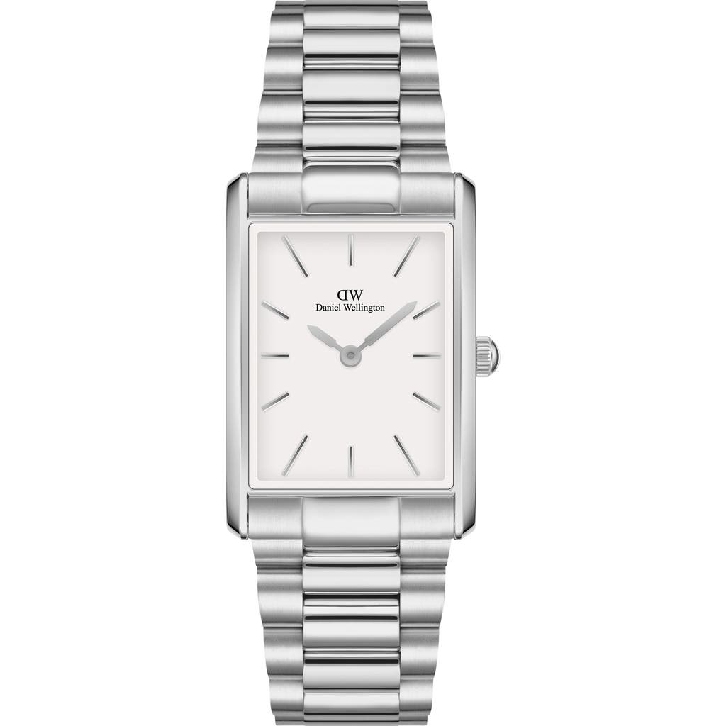 Daniel Wellington Tank Bracelet Watch, 24mmw X 35mmh In Silver