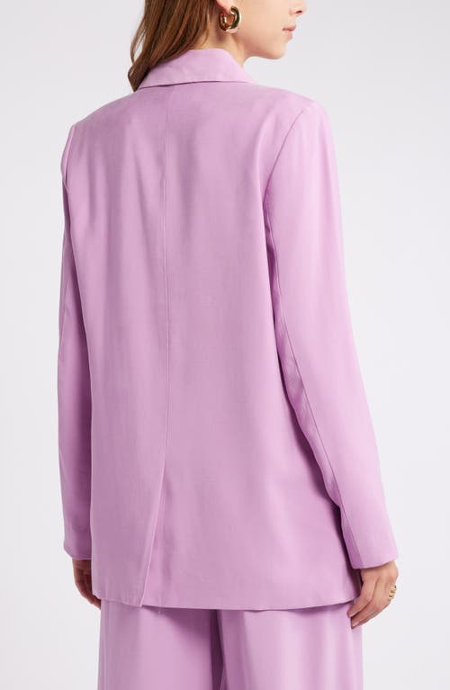 Shop Open Edit Relaxed Fit Blazer In Pink Gale