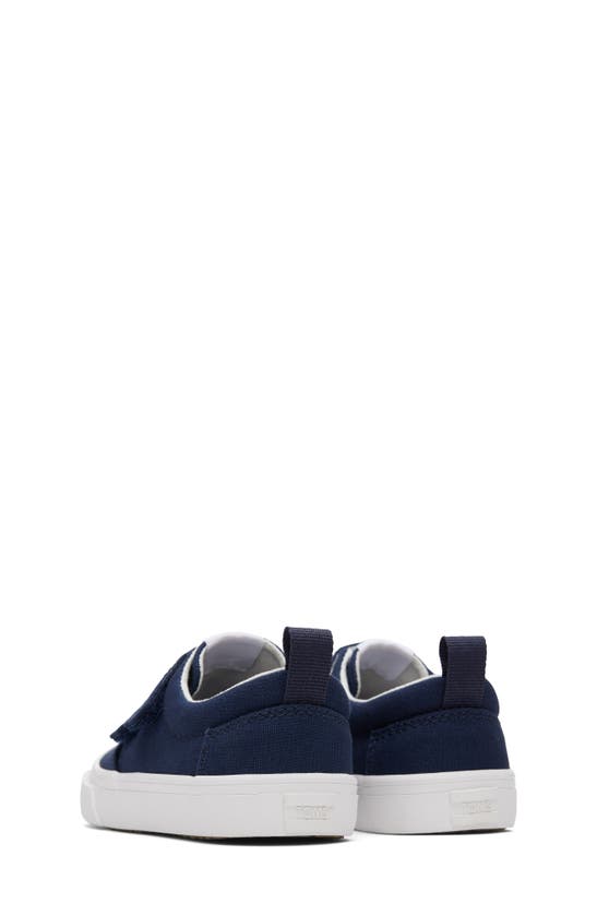 Shop Toms Kids' Fenix Double Strap Sneaker In Navy