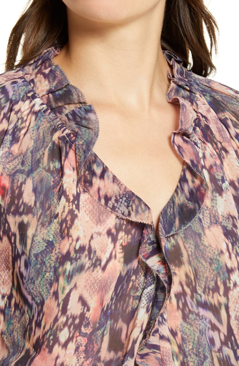 AllSaints Nylah Masala Top, Alternate, color, 