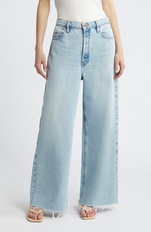 FRAME Le Low Baggy Wide Leg Jeans Fizz Indigo at Nordstrom,