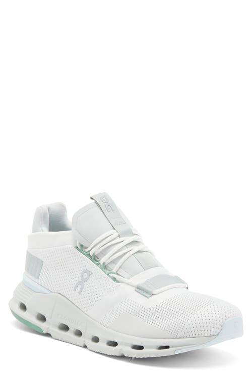 On Cloudnova Trainer In Undyed White/glacier