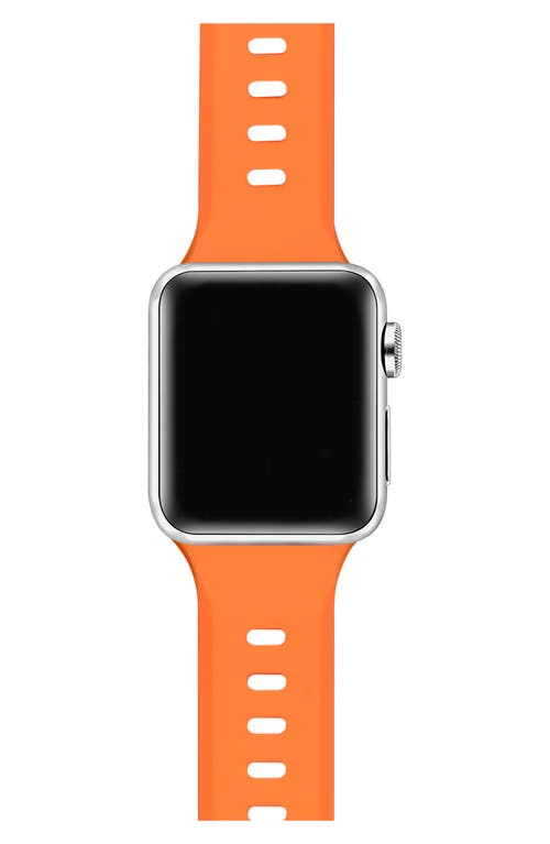 Shop The Posh Tech Premium Silicone 42–49mm Apple Watch® Watchband In Orange