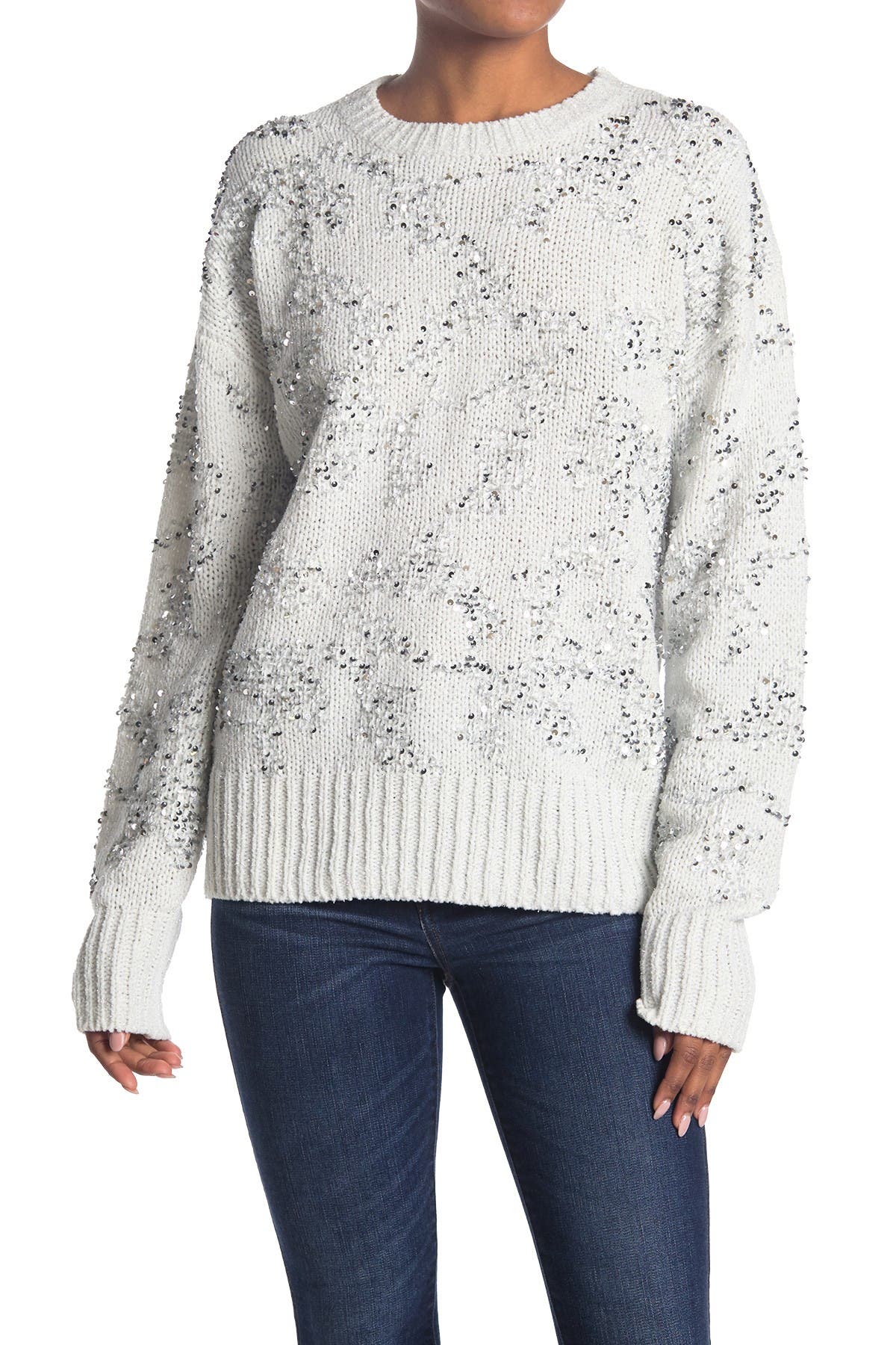 french connection rosemary sequin sweater