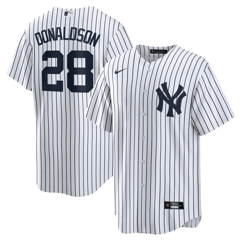 Nike Nike Official Replica Home Jersey New York Yankees White - White -  Navy Winning