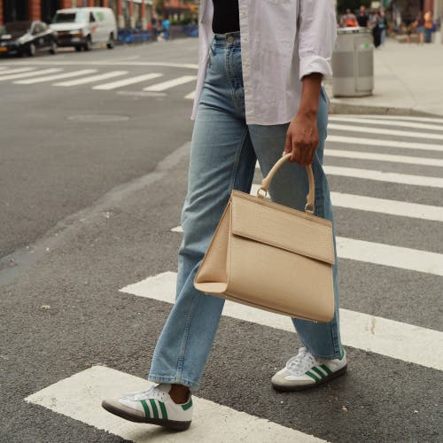 Modern Picnic The Large Luncher In Cream Croc