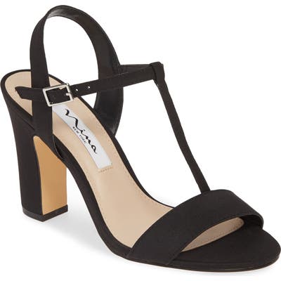 Nina Scout T-Strap Sandal, Black
