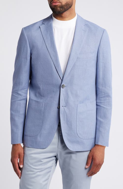 Shop Rodd & Gunn Woodville Linen & Cotton Sport Coat In Marine