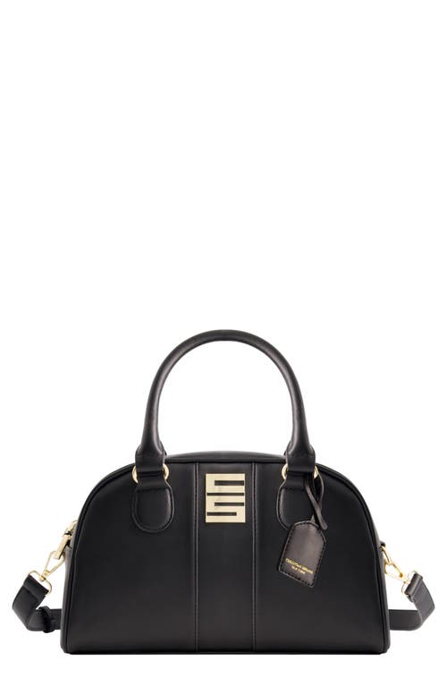 Shop Christian Siriano Milano Bowling Satchel Bag In Black