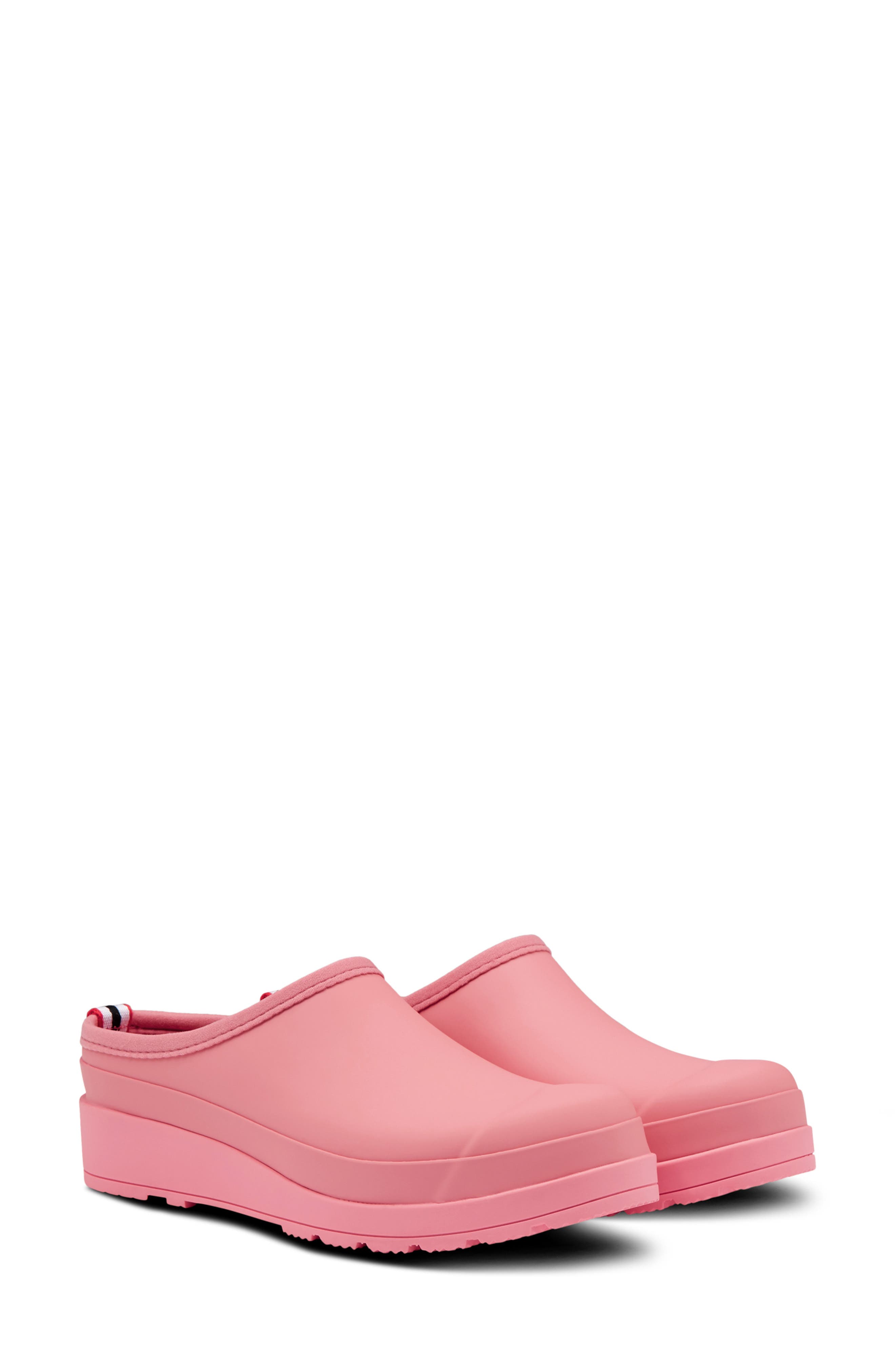 ladies pink slip on shoes