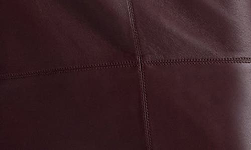 A.l.c A. L.c. Marta Leather Skirt In Umber