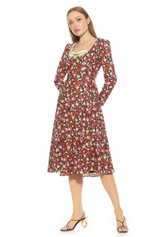 Alexia Admor Ada Dress In Ditzy Floral