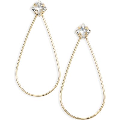 Stella + Ruby Kathryn Open Teardrop Earrings