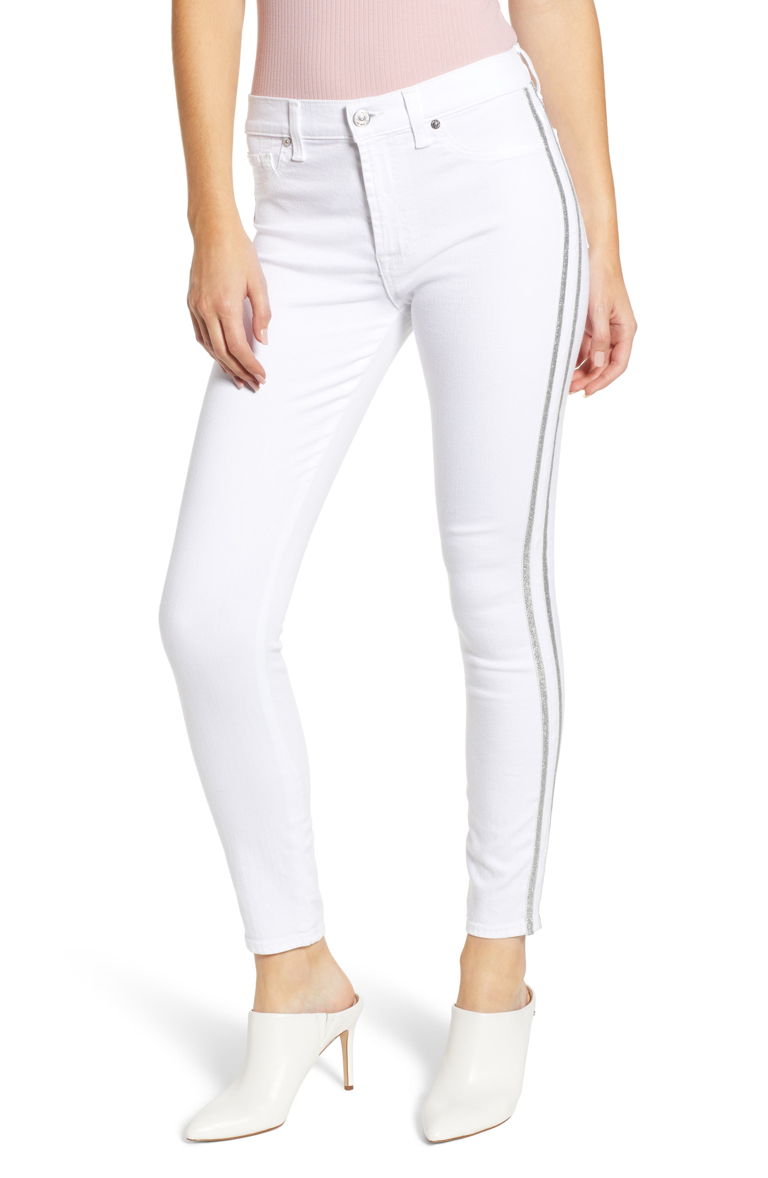 seven for all mankind white jeans