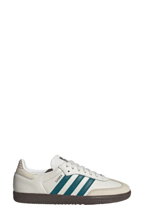 Shop Adidas Originals Adidas Samba Sneaker In Cloud/teal/wonder