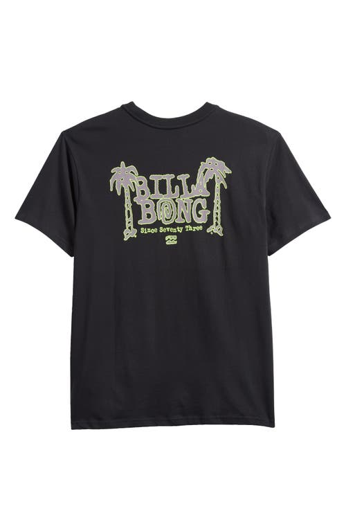 Shop Billabong Lounge Graphic T-shirt In Black