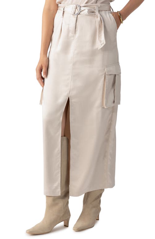 Shop Sanctuary Classy Cargo Maxi Skirt In Toasted Almond