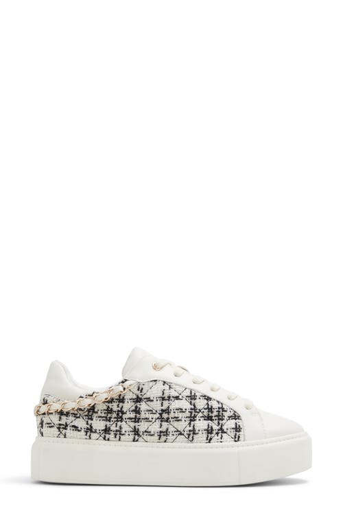 Shop Aldo Tavi Platform Sneaker In White