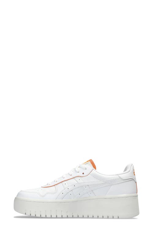 Shop Asics ® Japan S Platform Sneaker In White/orange Lily