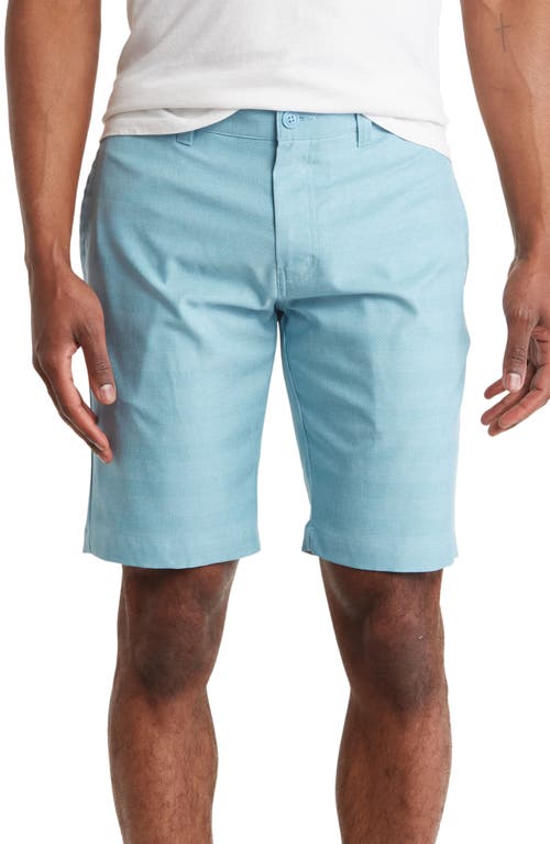 TravisMathew Men's Lake Powell Stretch Shorts in Heather Delphinium