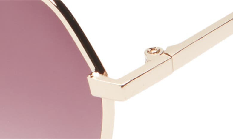 Shop Bp. 51mm Gradient Hexagonal Sunglasses In Goldlack