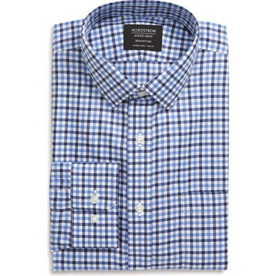 Nordstrom Shop Smartcare(TM) Classic Fit Check Dress Shirt, Blue