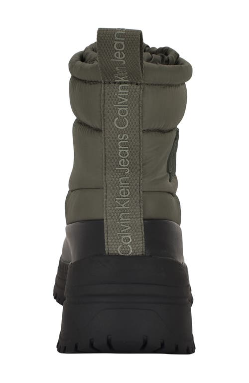 Shop Calvin Klein Nelsa Bootie In Dark Green