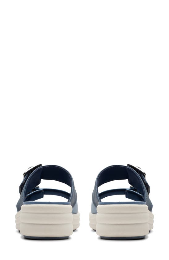 Clarks Drift Buckle In Denim Combi