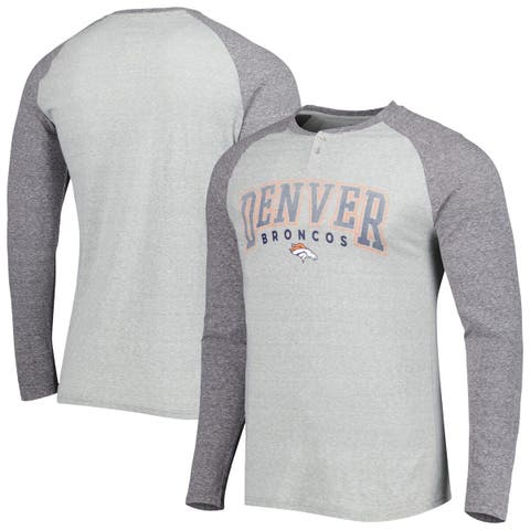 Mitchell & Ness Men's Heather Gray Pittsburgh Steelers Historic Logo  Ultimate Play 3/4 Sleeve Raglan Henley T-shirt