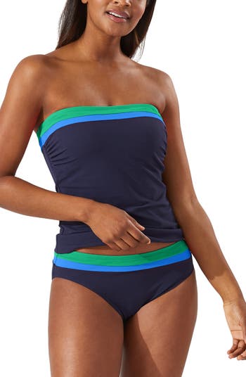 Tommy Bahama Island Cays Colorblock Bandini Swim Top