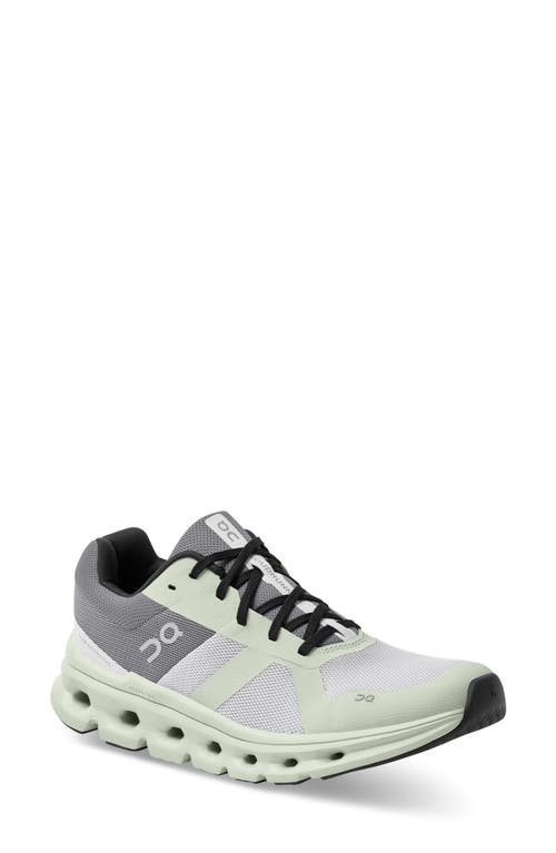 On Cloudrunner Running Shoe in Frost/Fade | Smart Closet