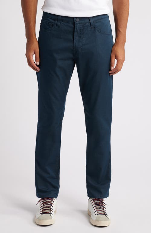 AG Everett Commuter Performance Slim Straight Sateen Pants in Marine Haze 