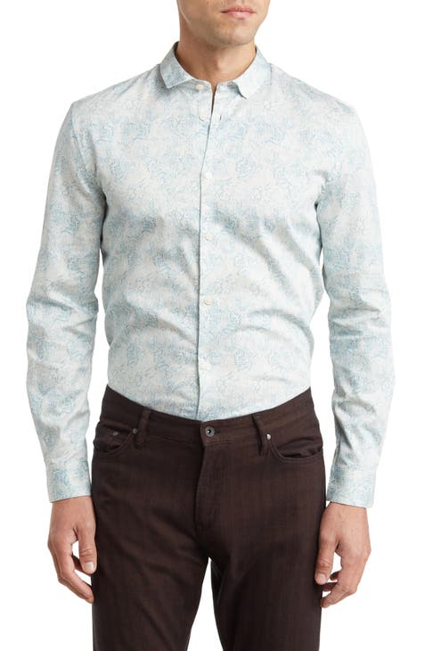 Ross Slim Fit Button-Up Shirt