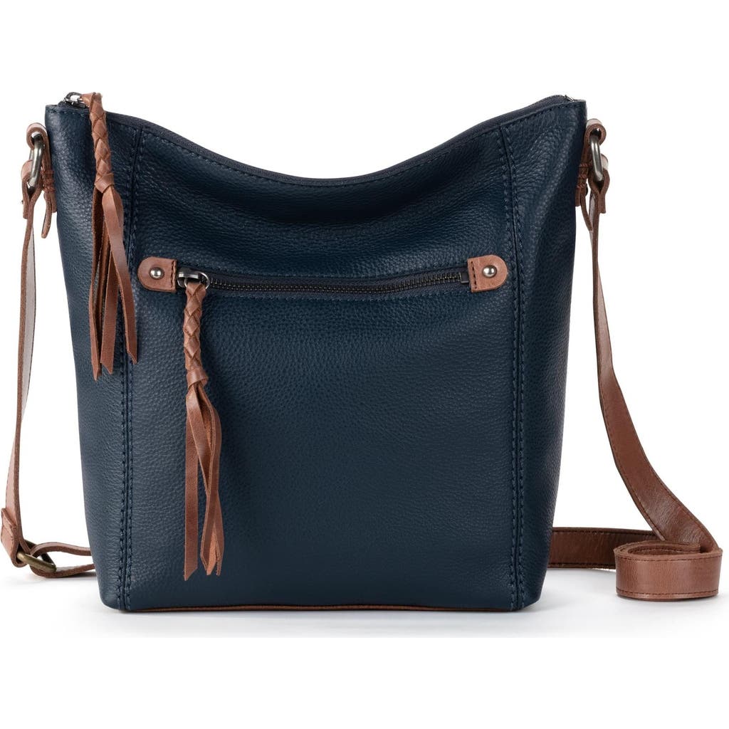 The Sak Ashland Leather Crossbody Bag In Indigo