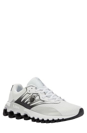 Shop K-swiss Tubes Sport Sneaker In White/black/silver