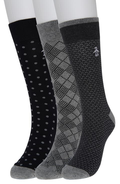 Pico Birdseye Crew Socks - Pack of 3
