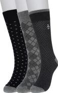 Original Penguin Pico Birdseye Crew Socks - Pack of 3