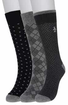 Original Penguin Pico Birdseye Crew Socks - Pack of 3