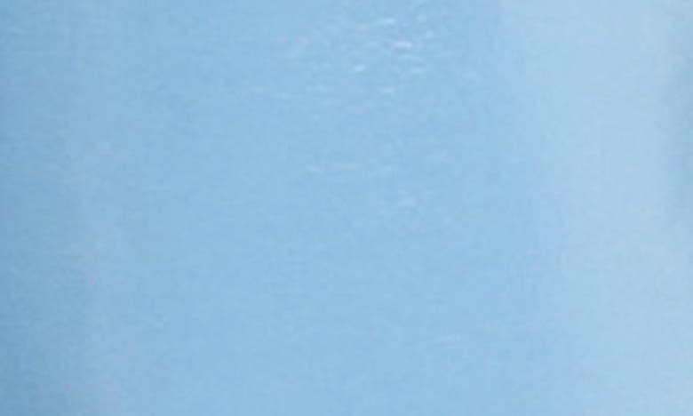 Grey Lab Shiny Faux Leather Shorts In Powder Blue
