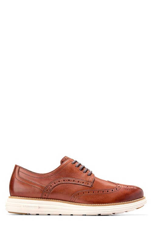 Cole Haan Orignalgrand Remastered Wingtip Derby In Woodbury/ivory