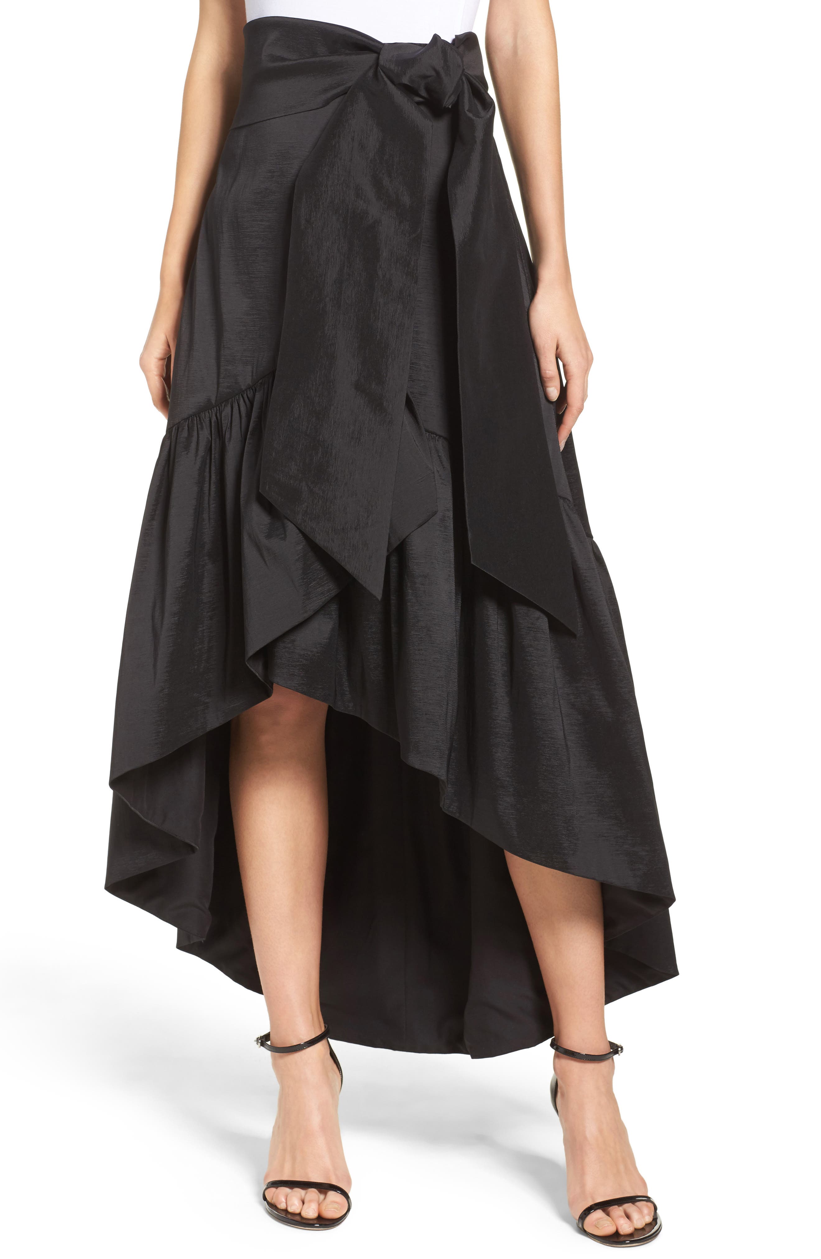 Eliza J Faux Wrap Skirt Nordstrom