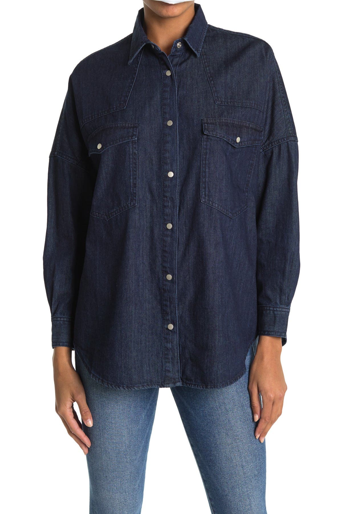 french connection denim shirt